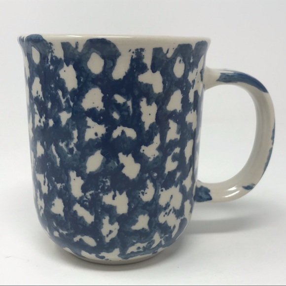 Folk Craft Sponge by Tienshan Blue Sponge Coffee Tea Cup Mug - Picture 3 of 6
